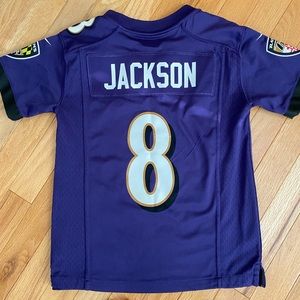 Youth Baltimore Ravens Lamar Jackson Nike Purple Game Jersey